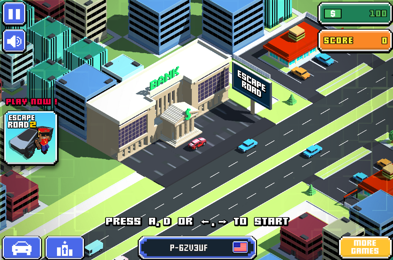 Escape Road Game Screenshot